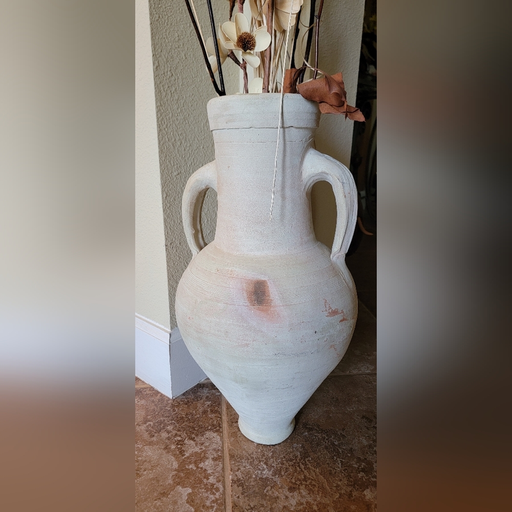 Terracotta Mexican Pottery Vase